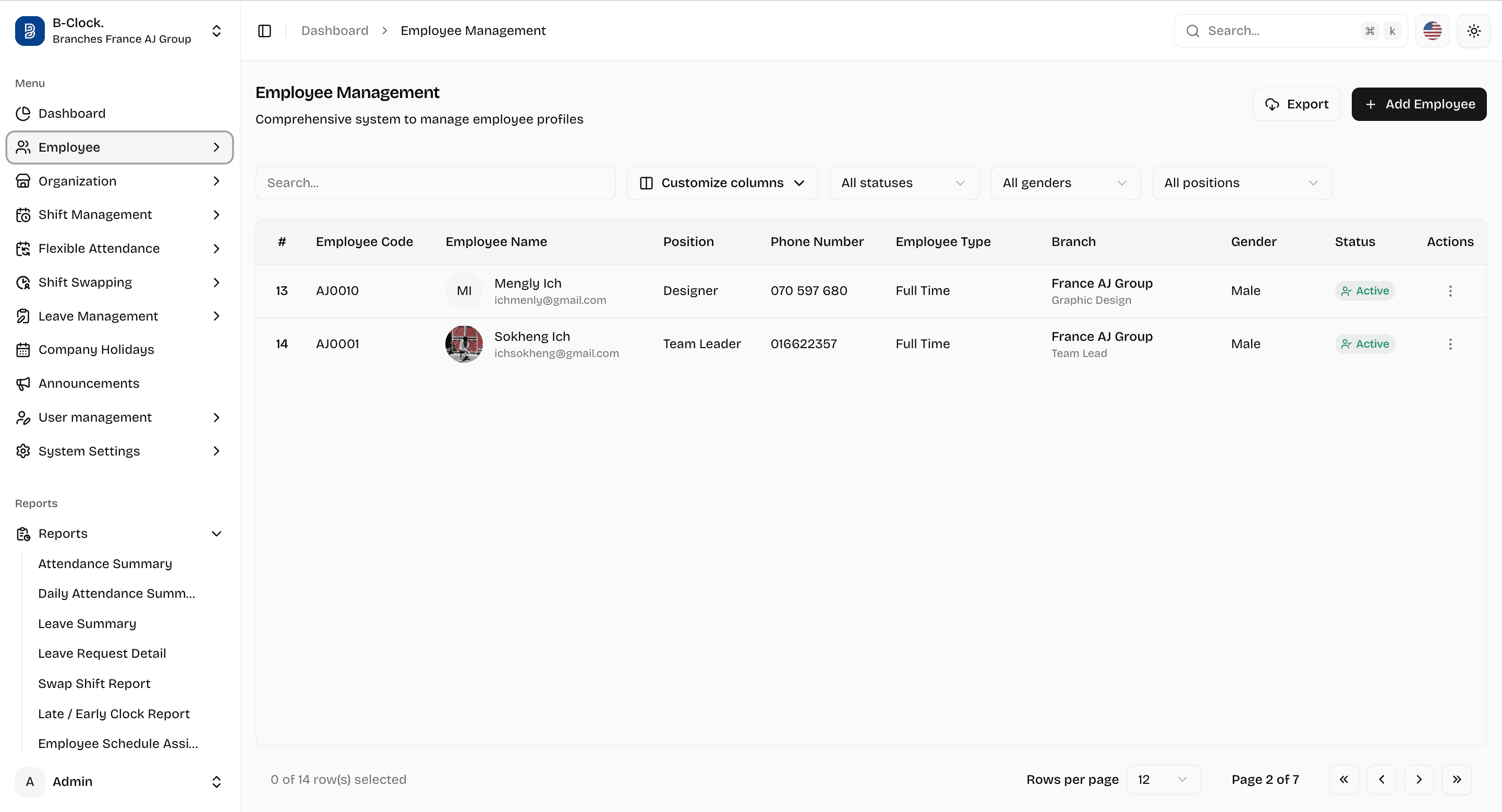 Bong Clock Dashboard Preview